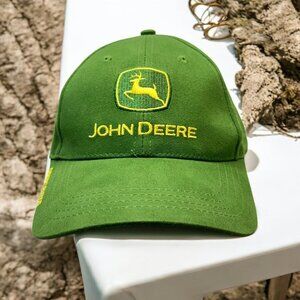 John Deere Hat Green Gold Logo Cap Strapback Owners Edition Farming Tractors